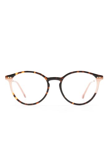 Carolina Herrera Brille in Schildpattoptik - Nude