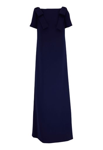 Carolina Herrera Kleid mit U-Boot-Ausschnitt - Blau