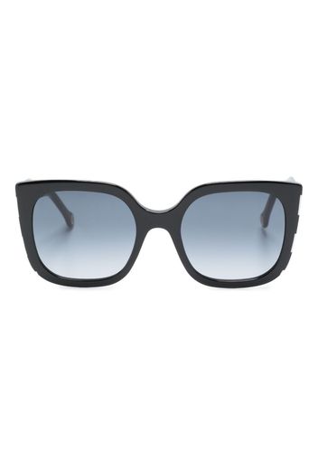 Carolina Herrera cat-eye frame gradient sunglasses - Schwarz