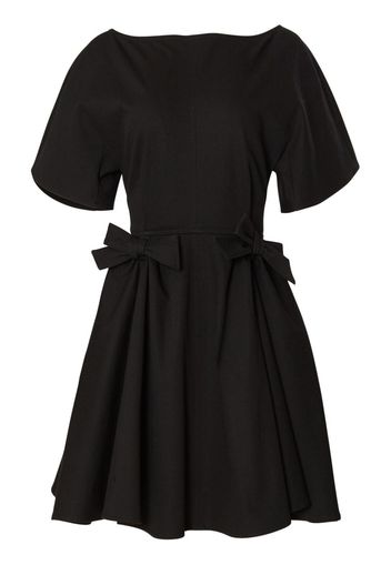 Carolina Herrera bow-detail V-back dress - Schwarz