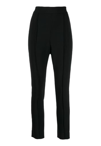 Carolina Herrera high-waisted cropped trousers - Schwarz