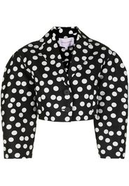 Carolina Herrera Jacke mit Polka Dots - Schwarz