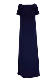 Carolina Herrera Kleid mit U-Boot-Ausschnitt - Blau