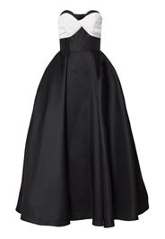 Carolina Herrera two-tone strapless gown - Schwarz