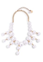 Carolina Herrera faux-pearl adjustable necklace - Gold