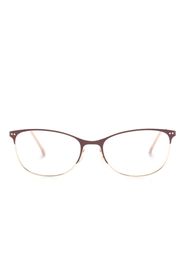 Carolina Herrera cat-eye frame glasses - Braun