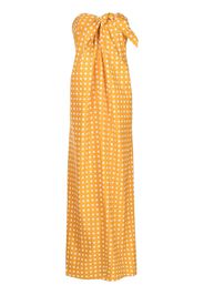 Caroline Constas Kaia polka-dot maxi dress - Gelb