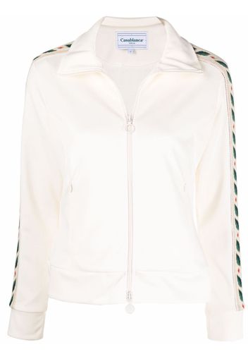 Casablanca Laurel tracksuit jacket - Nude