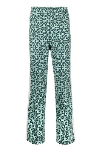 Casablanca monogram-jacquard track pants - Grün