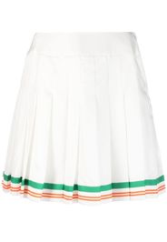 Casablanca high-waisted A-line skirt - Weiß