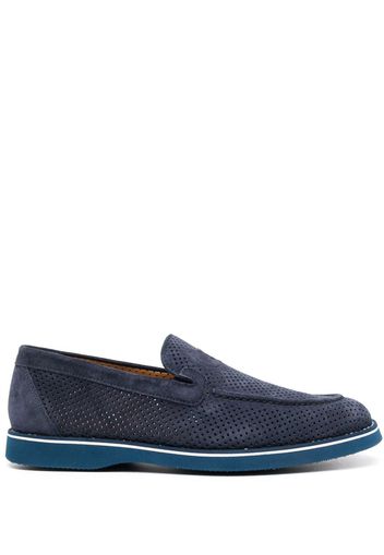 Casadei Scarca suede loafer - Blau