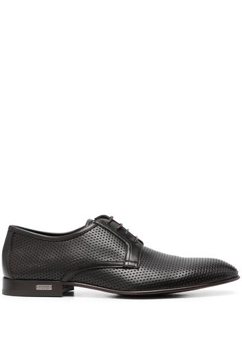 Casadei leather derby shoes - Braun