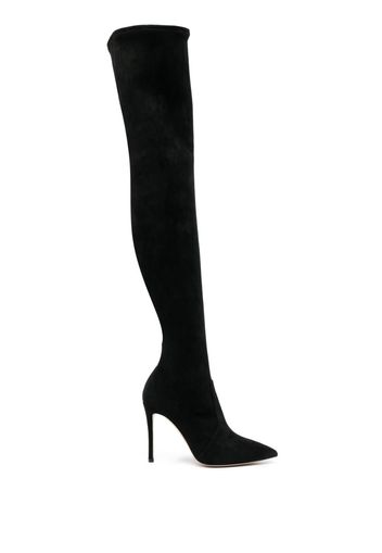 Casadei Overknee-Stiefel 100mm - Schwarz