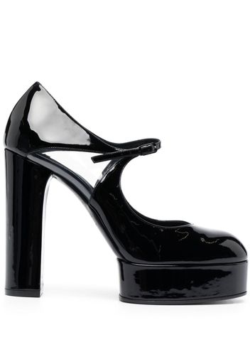 Casadei Pumps mit Plateau 120mm - Schwarz