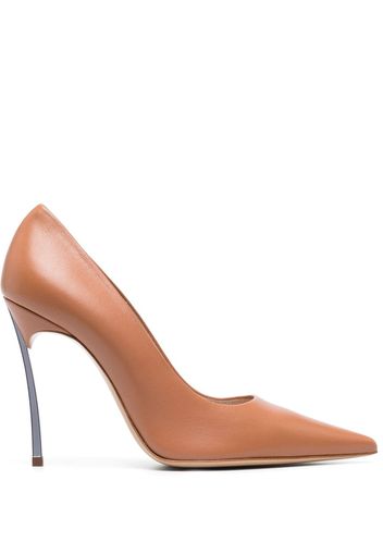 Casadei Blade Tiffany 110mm leather pumps - Braun