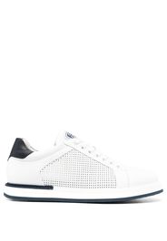 Casadei perforated low-top sneakers - Weiß