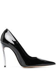 Casadei Pumps mit spitzer Kappe 100mm - Schwarz