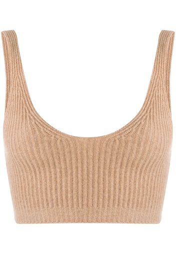 Cashmere In Love Cropped-Stricktop - Nude