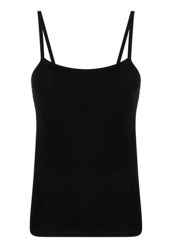 Cashmere In Love Amaya knitted tank top - Schwarz