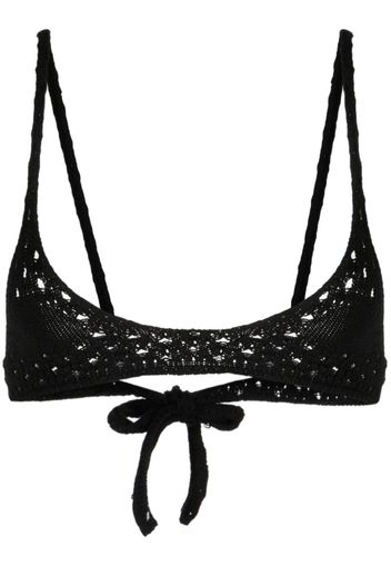 Cashmere In Love Hanalei crochet-knit bralette - Schwarz