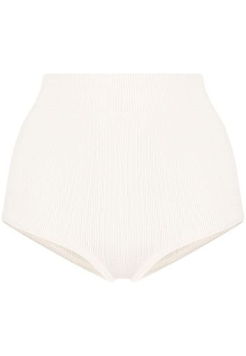 Cashmere In Love Gali fine-knit shorts - Weiß