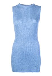 Cashmere In Love Geripptes Kaschmirtop - Blau