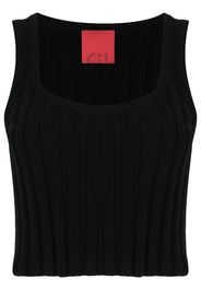 Cashmere In Love Orla Cropped-Top - Schwarz