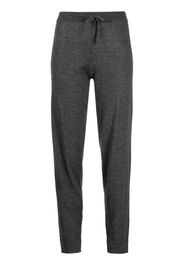 Cashmere In Love fine-knit drawstring-waist trousers - Grau