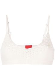 Cashmere In Love Anse crochet-knit bralette - Weiß