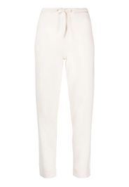 Cashmere In Love Sarah fine-knit track pants - Weiß