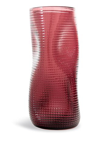 Cassina Abstrakte Coral Vase mit Struktur - Rot