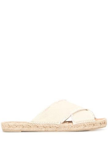 Castañer Flache Espadrille-Sandalen - Nude