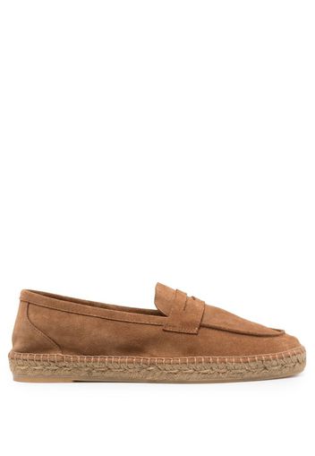 Castañer Nacho Espadrille-Loafer aus Wildleder - Braun