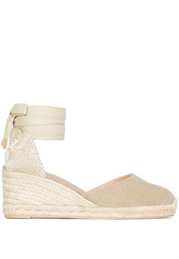 Castañer Carina Wedge-Espadrilles 60mm - Nude