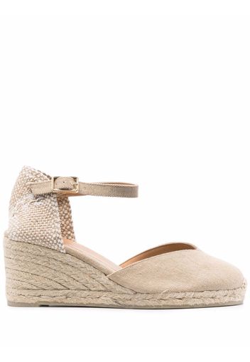 Castañer Chiarita wedge espadrilles - Nude