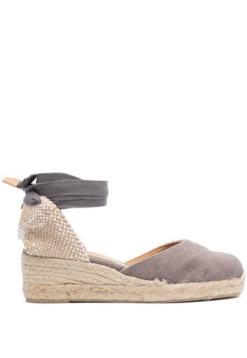 Castañer Carina 70mm canvas espadrilles - Grau