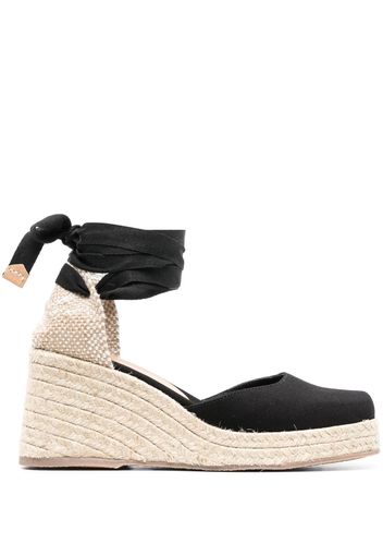 Castañer Tina 85mm wedge espadrilles - Schwarz