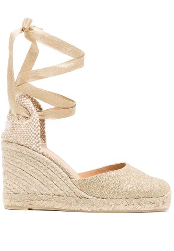 Castañer Carina 90mm wedge sandals - Nude