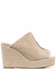 Castañer Fatima high wedge espadrilles - Nude