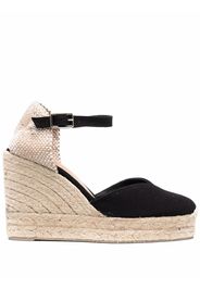 Castañer chiarita woven wedge sandals - Schwarz