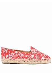 Castañer Joana floral-print espadrilles - Rot