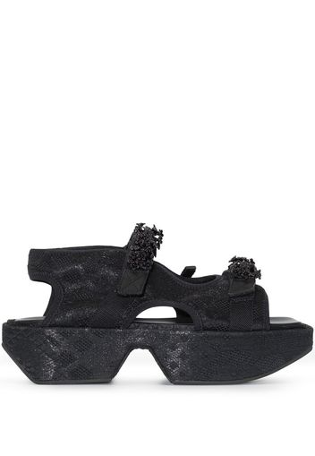 Cecilie Bahnsen May platform sandals - Schwarz