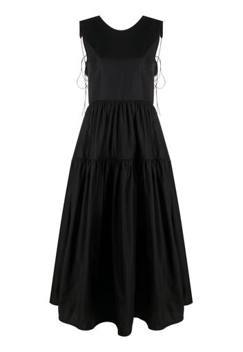 Cecilie Bahnsen sleeveless tiered dress - Schwarz