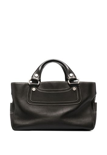 Céline Pre-Owned Pre-owned Shopper mit Kontrastnähten - Schwarz