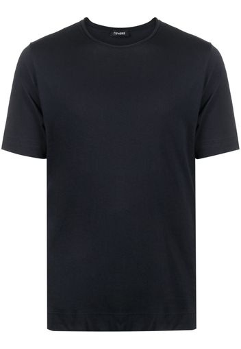 Cenere GB crew-neck cotton T-shirt - Blau