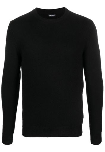 Cenere GB crew-neck wool-blend jumper - Schwarz