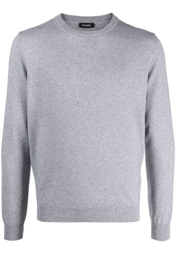 Cenere GB fine-knit crew-neck jumper - Grau