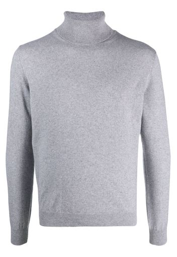 Cenere GB fine-knit roll-neck jumper - Grau