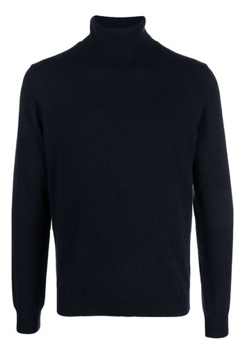 Cenere GB fine-knit roll-neck jumper - Blau