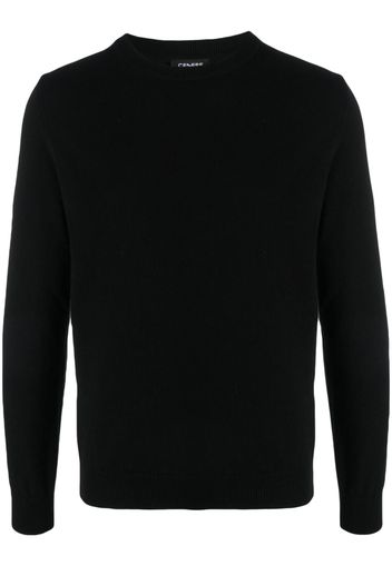 Cenere GB fine-knit crew-neck jumper - Schwarz